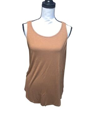 24/7 Maurices Brown Stretchy Tank Top